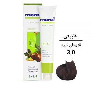 رنگ مو مارال شماره ۳.۰ رنگ قهوه ای تیره