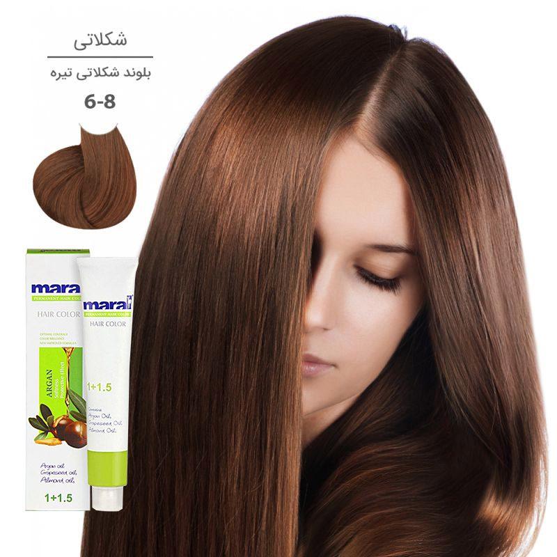 رنگ مو مارال شماره ۶.۸ رنگ بلوند شکلاتی تیره