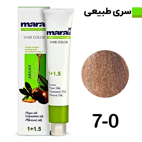 رنگ مو مارال شماره ۷.۰ رنگ بلوند متوسط