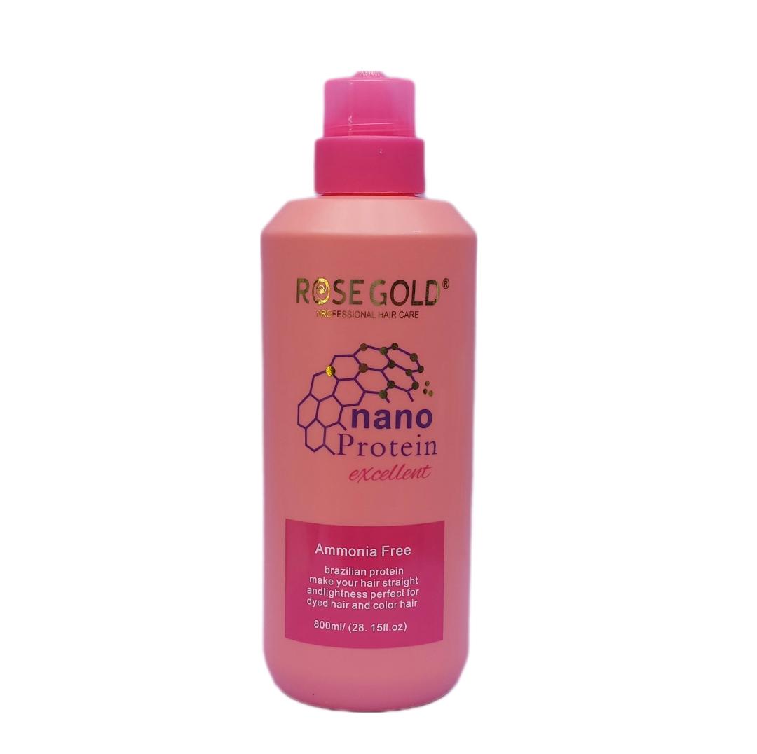 نانو پروتئین ویال دار برند رزگلد rose gold nano protein